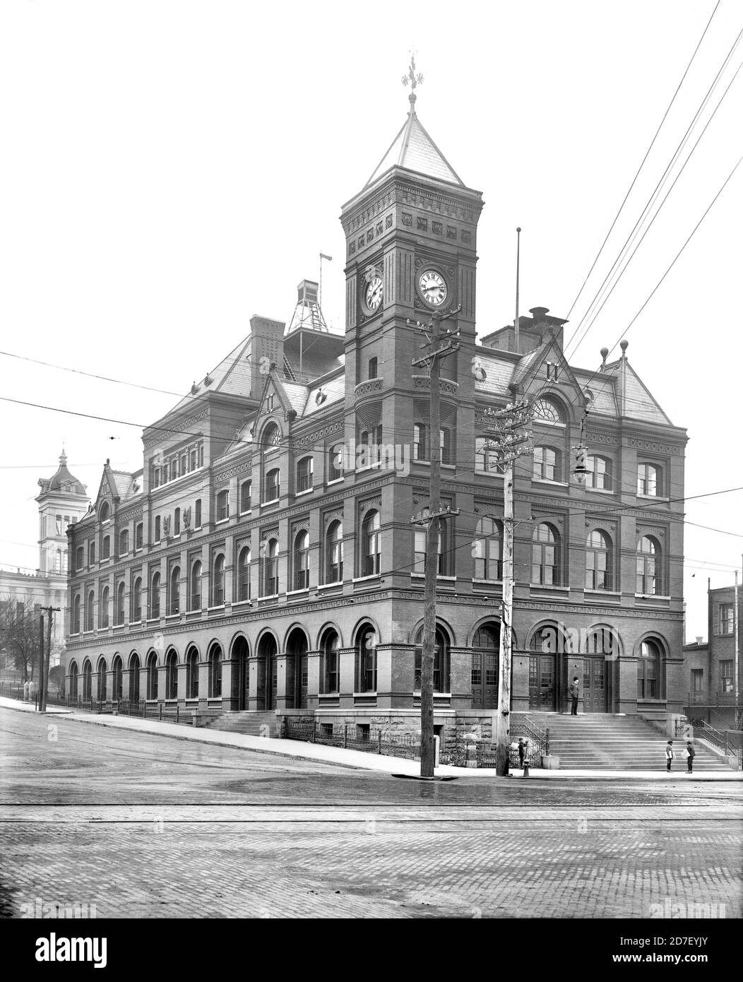 Post Office, Montgomery, Alabama, USA, Detroit Publishing Company, 1906