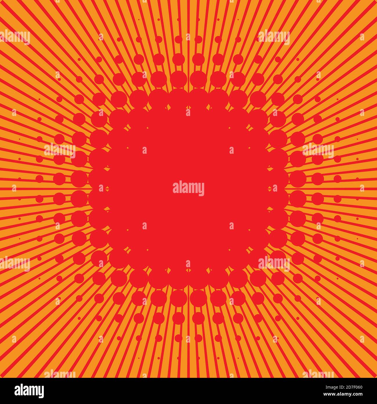 Radial lines Starburst Sunburst radiating converging stripes vector illustration. Spotlight, beams, rays vector Stock Vector
