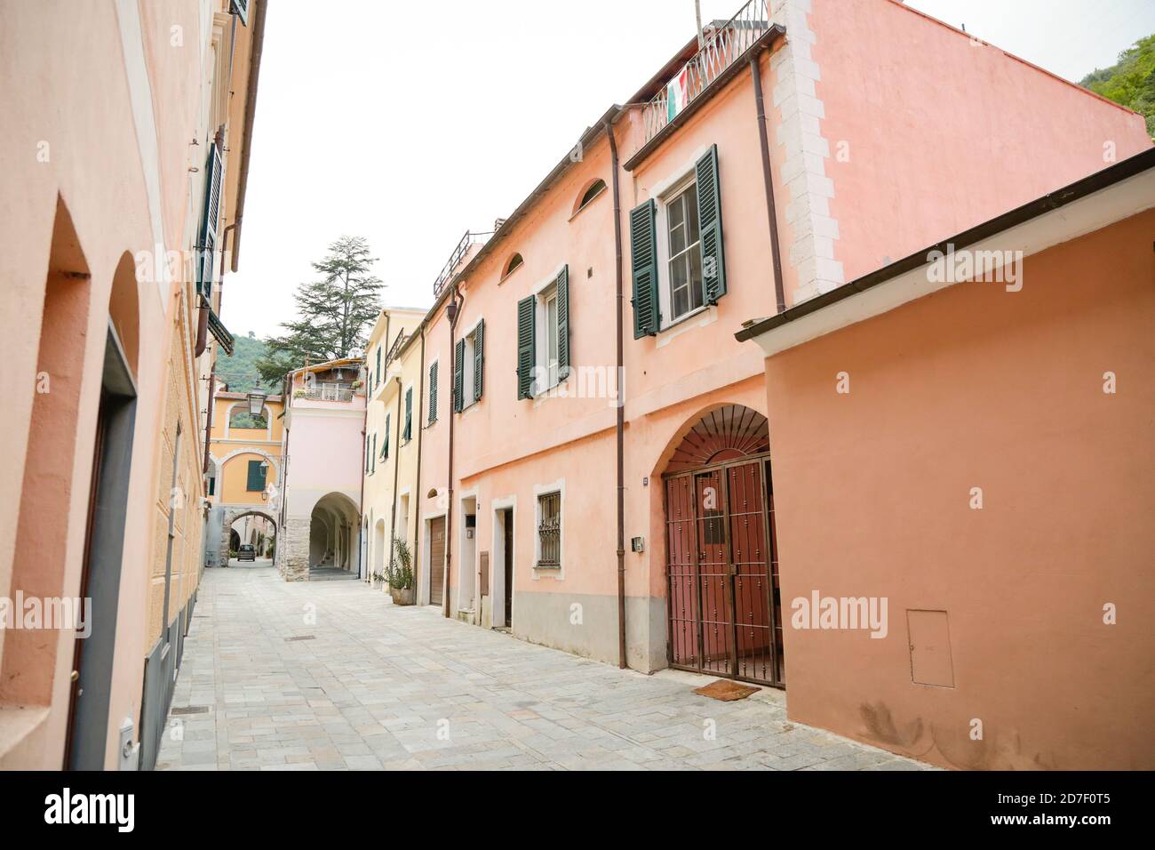 Zuccarello, italian roman city of the Ligurian riviera, landmark of