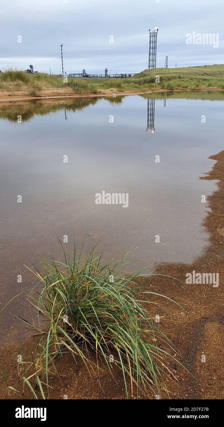 St Fergus gas plant Stock Photo Alamy