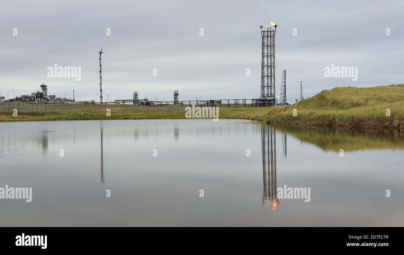 St Fergus gas plant Stock Photo Alamy