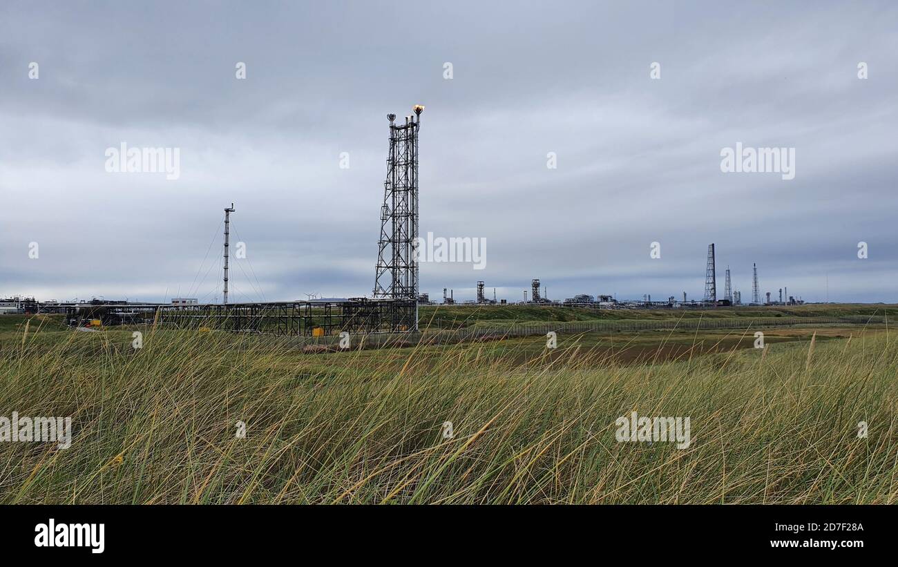 St Fergus gas plant Stock Photo Alamy