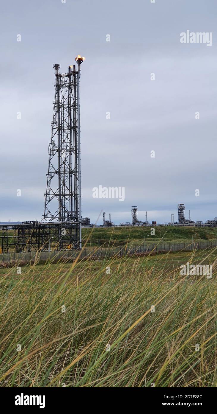 St Fergus gas plant Stock Photo Alamy