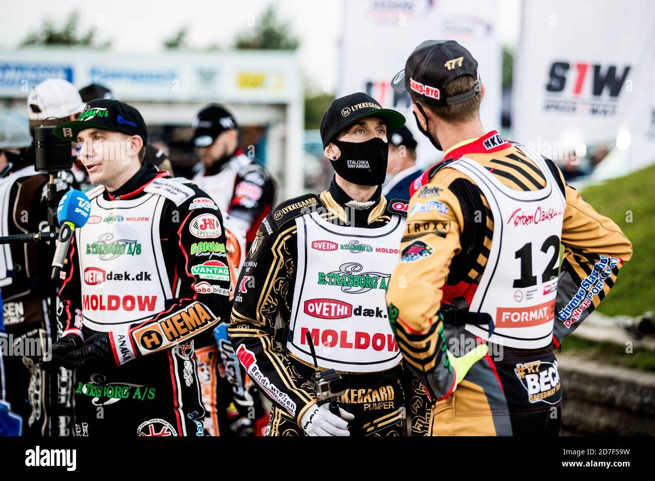 Vojens, Denmark. 30th, September 2020. Speedway rider Anders Thomsen seen  at the Danish Individual Speedway Championship at Vojens Speedway Center in  Vojens. (Photo credit: Gonzales Photo - Lasse Lagoni Stock Photo - Alamy