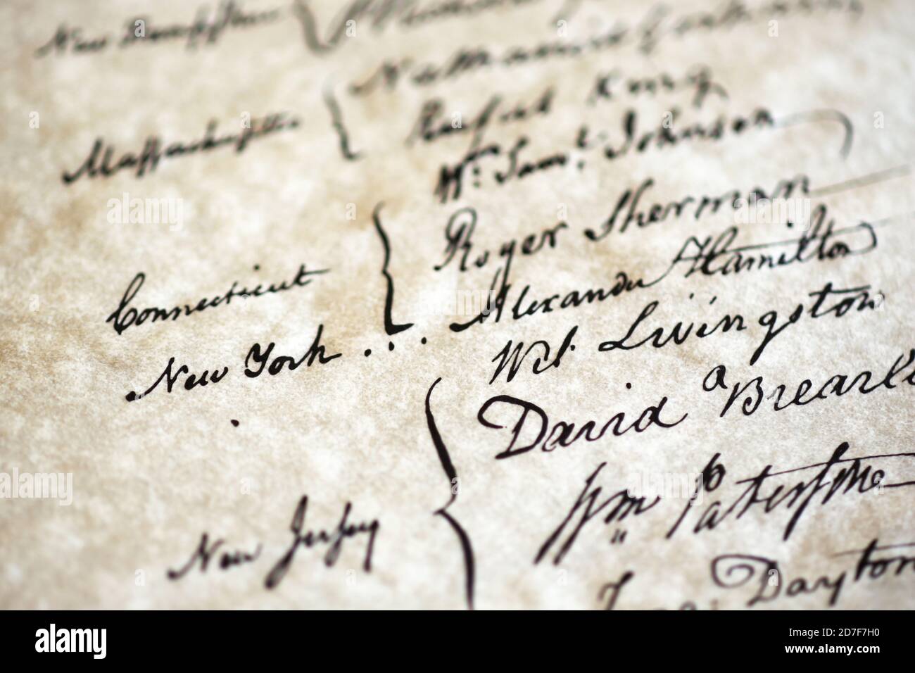 Signatures declaration of independence - Signatures From United States Constitution 2D7F7H0 