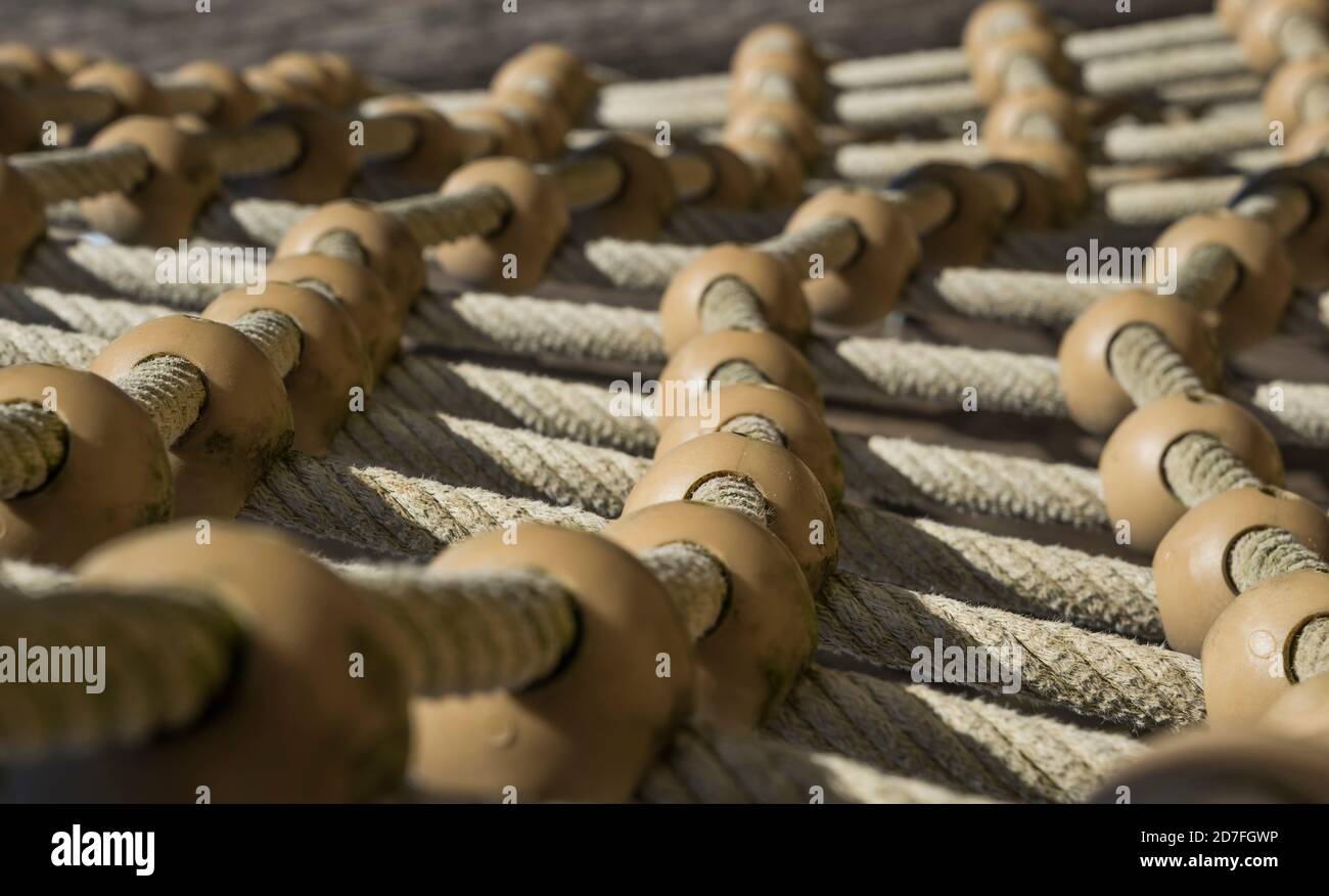 Old climbing ropes hi-res stock photography and images - Alamy