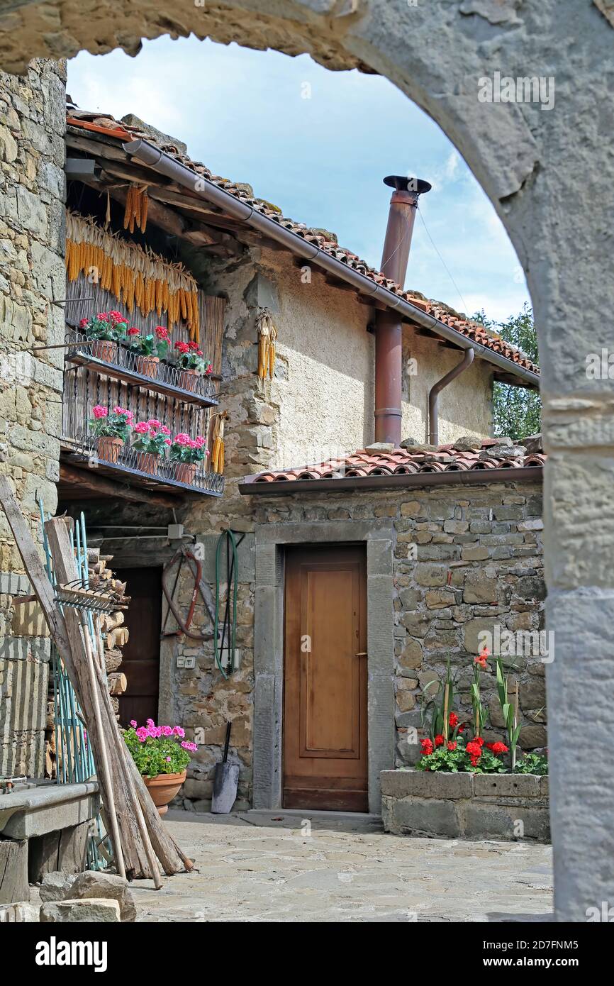 Ancient peasant house in stone hires stock photography and images Alamy