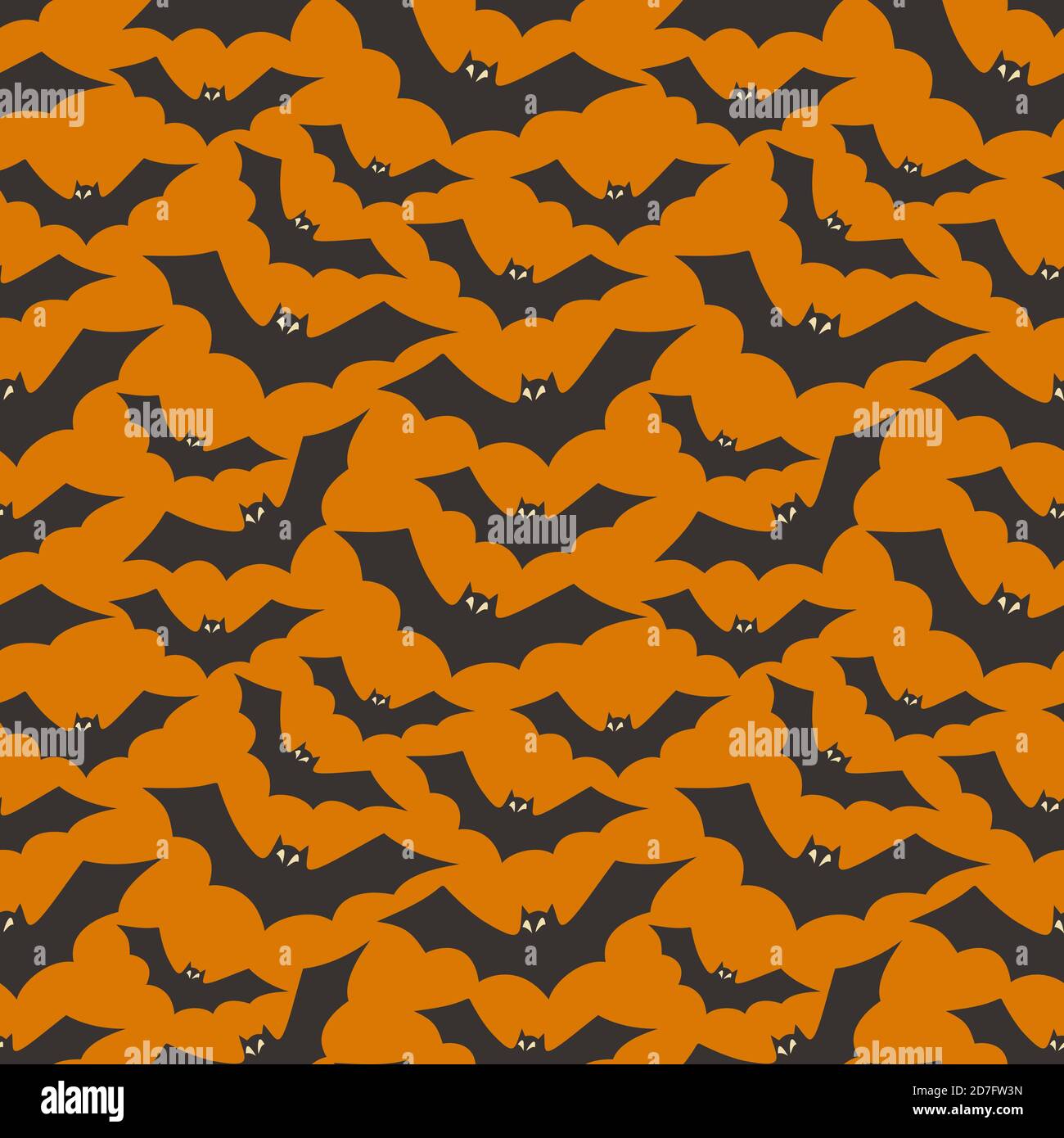 Seamless Halloween background. Easy to edit vector image. Stock Vector