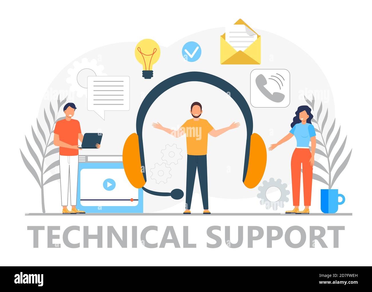 Web developer concept vector for landing page. Programmer constructs website using crane and writes code. Software engineer working in digital or AI t Stock Vector
