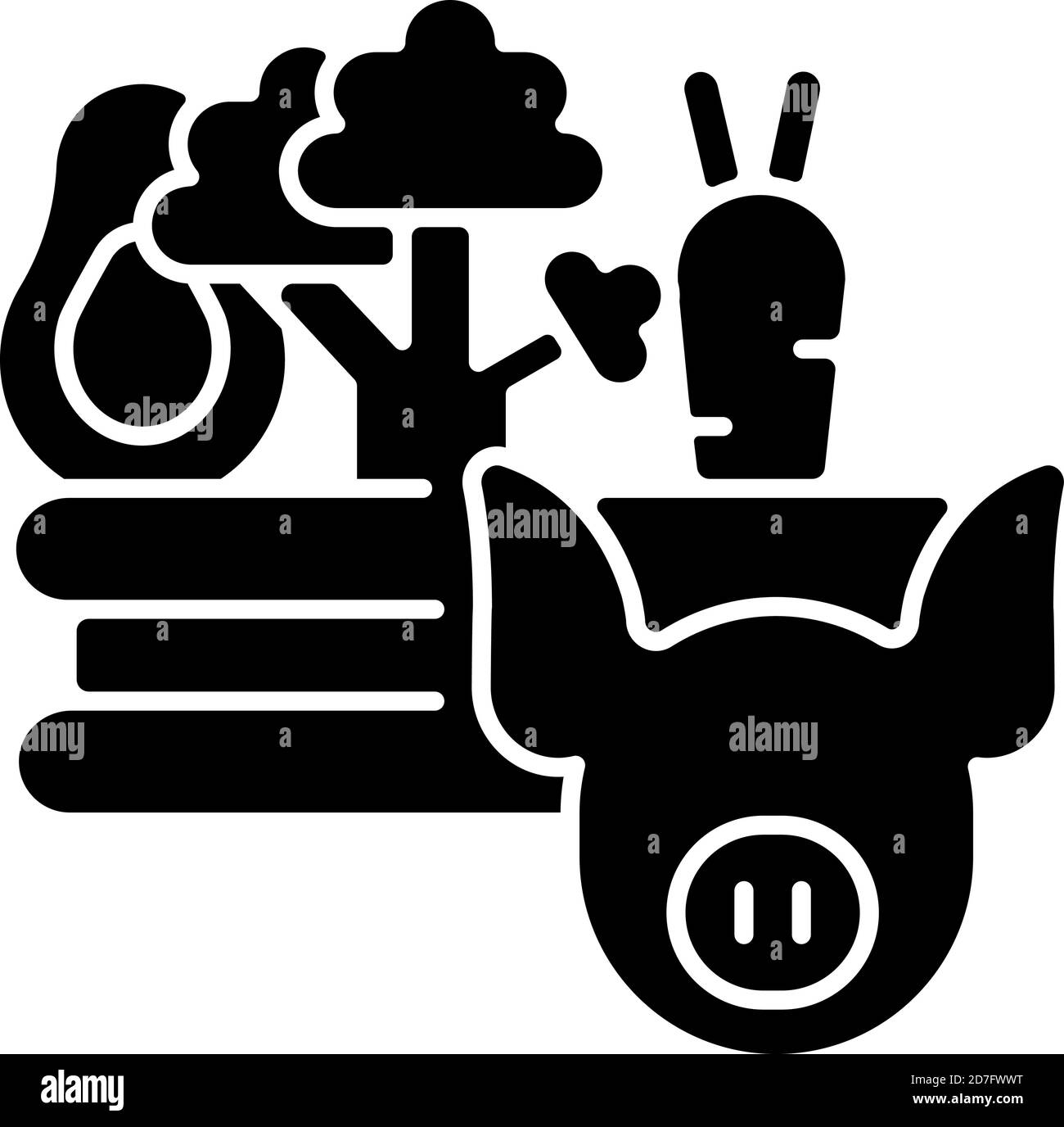 Food and agriculture black glyph icon Stock Vector Image & Art - Alamy
