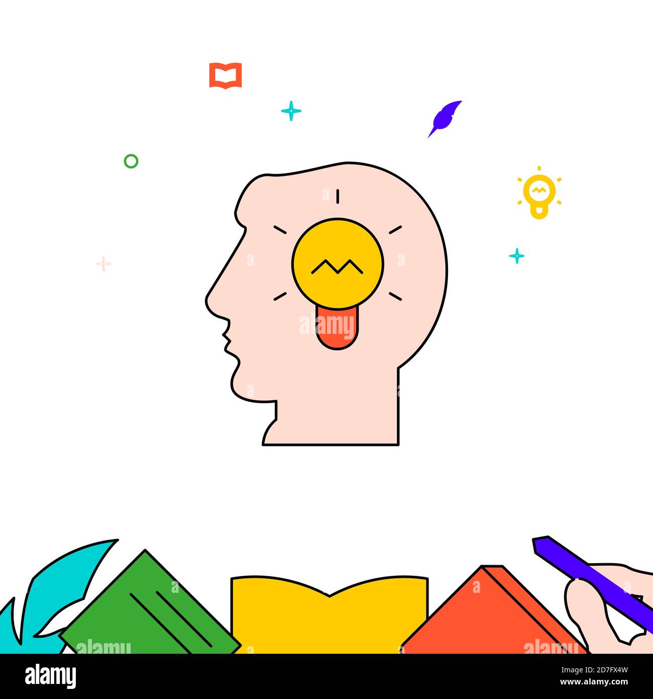 Idea insight Stock Vector Images - Alamy