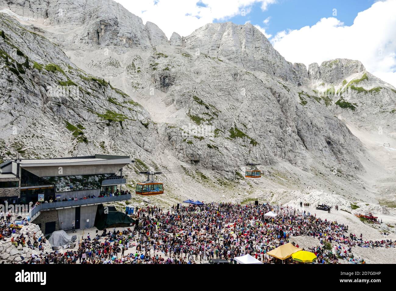 National Park Tre Cime di Lavaredo Dolomiti Stock Photo