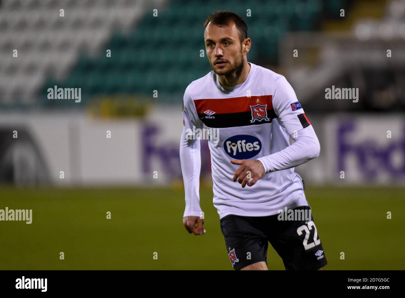 Dublin, Ireland. 22nd Oct, 2020. Stefan Colovic of Dundalk during the