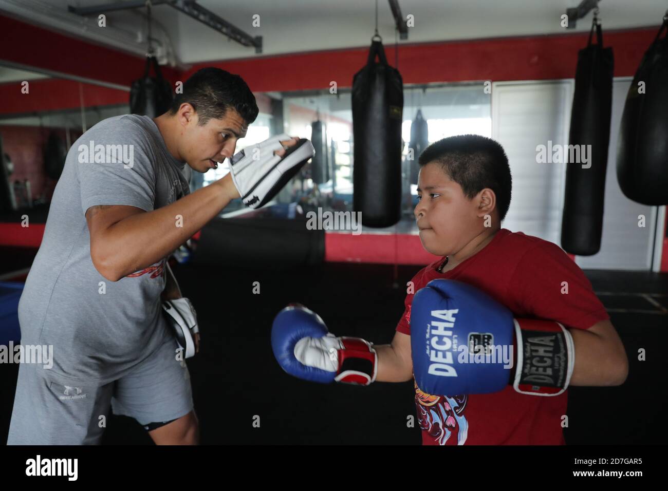 Jonny Garcia Jimenez, an 11-year-old boy, has the dream of dedicating  himself to Boxing in a professional way and at his young age he has been  one of the most outstanding students