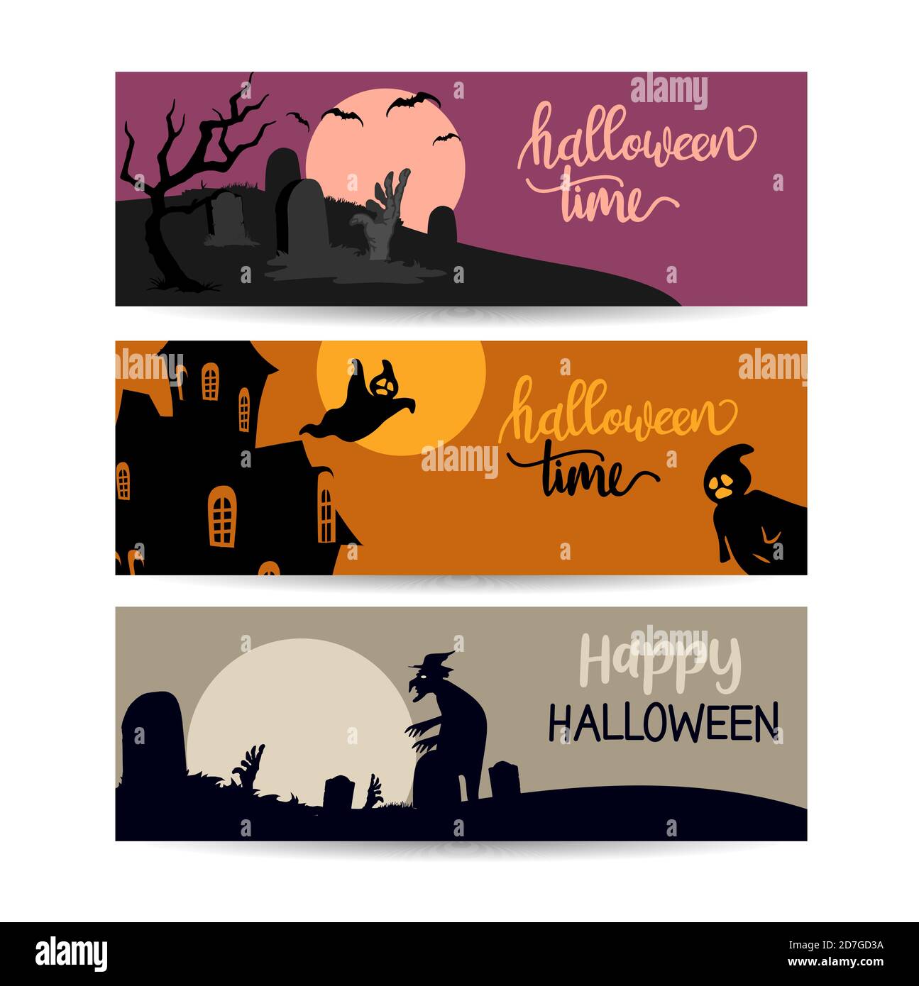 Happy Halloween Promo Sale Banner can use for Poster, Banner, Special Offer, Discount Stock Vector