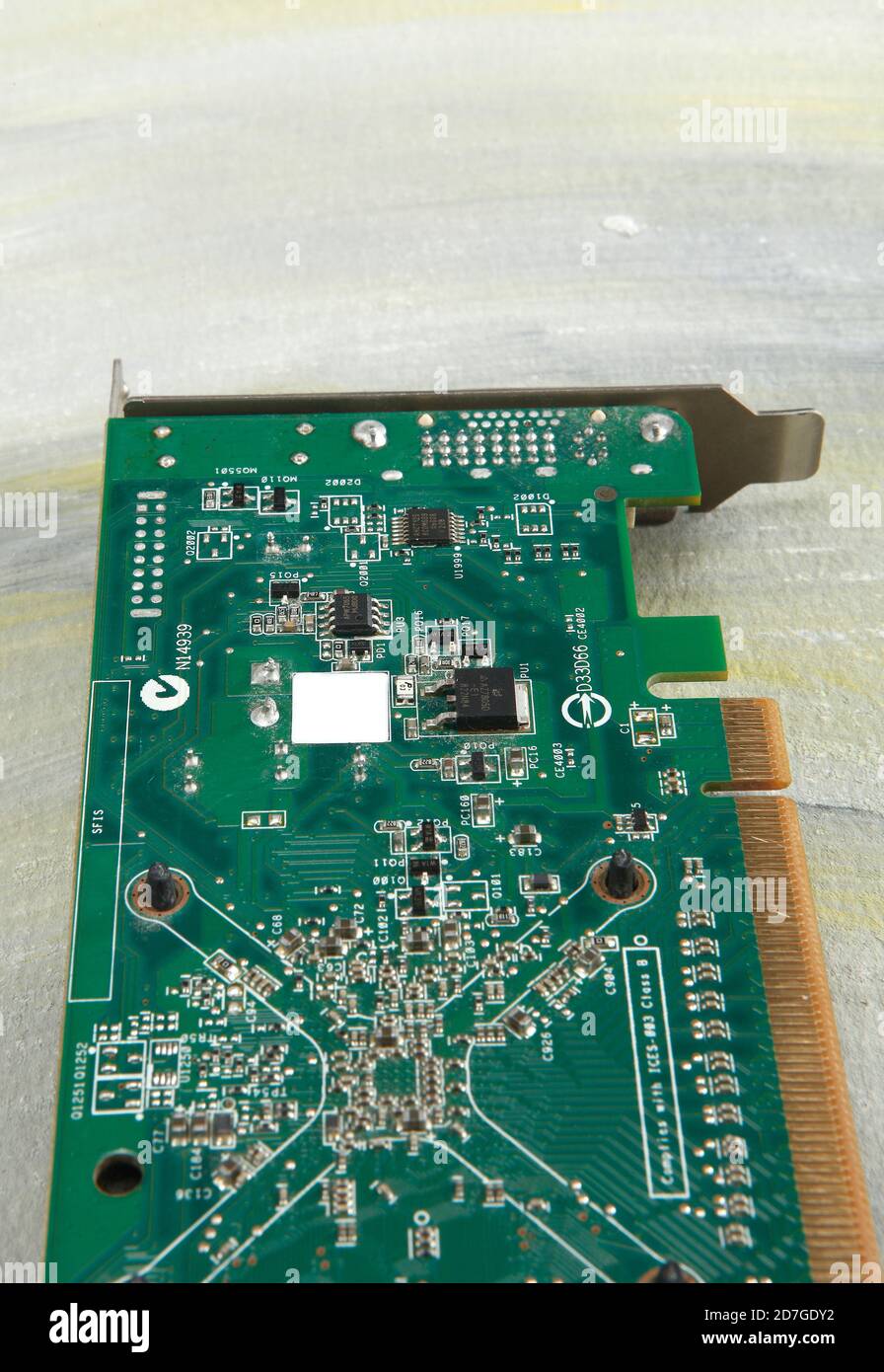 An integrated circuit is a set of electronic circuits on one small flat