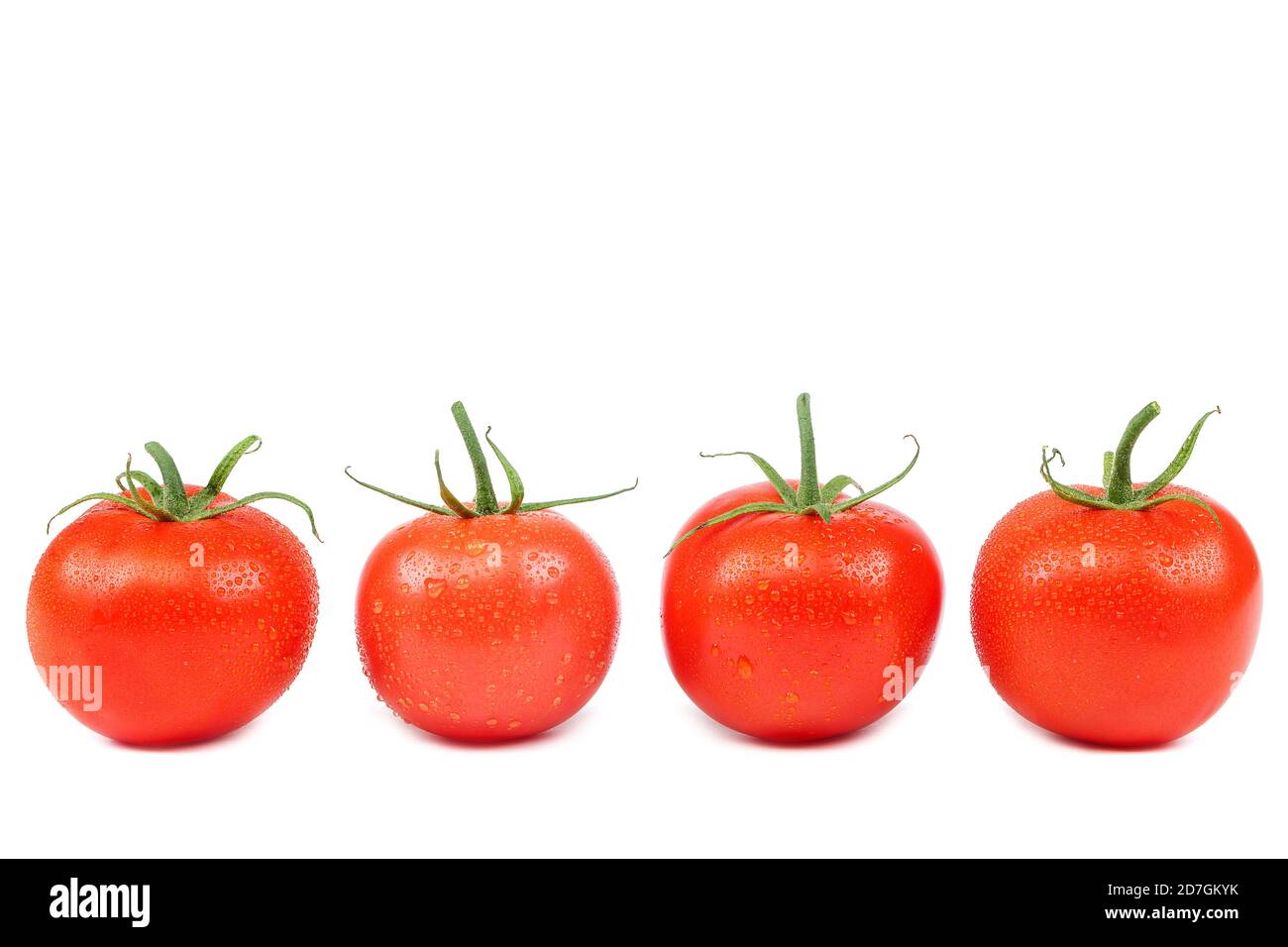 Fresh red tomatoes isolated on white background Stock Photo - Alamy