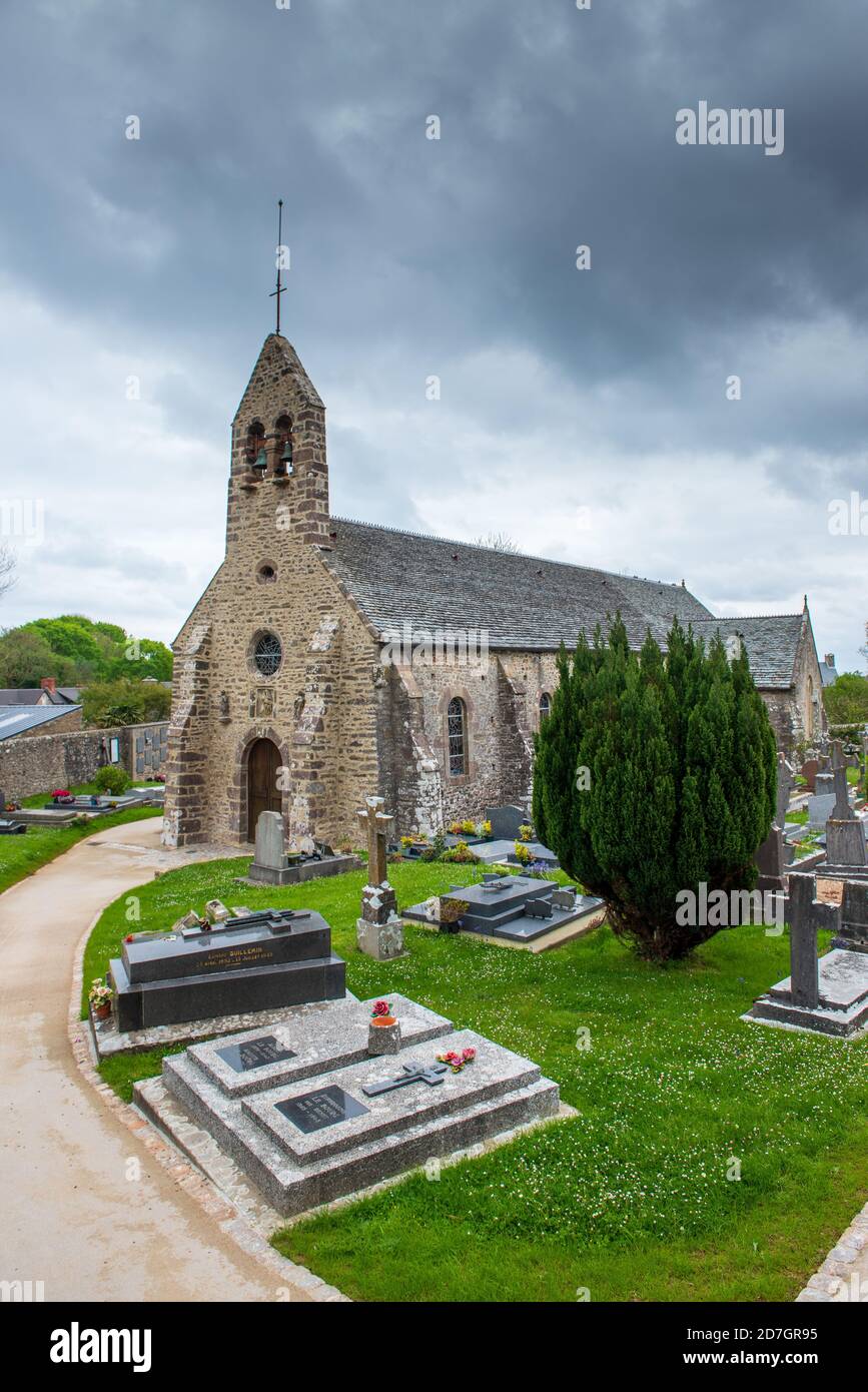 Cemetery Omonville la PetiteFrance April 29, 2018 Graves in