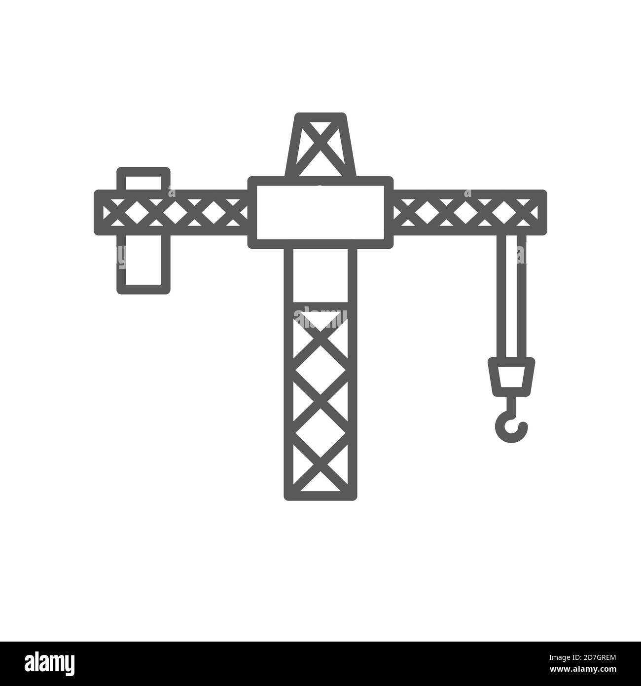 Tall white crane Stock Vector Images Alamy