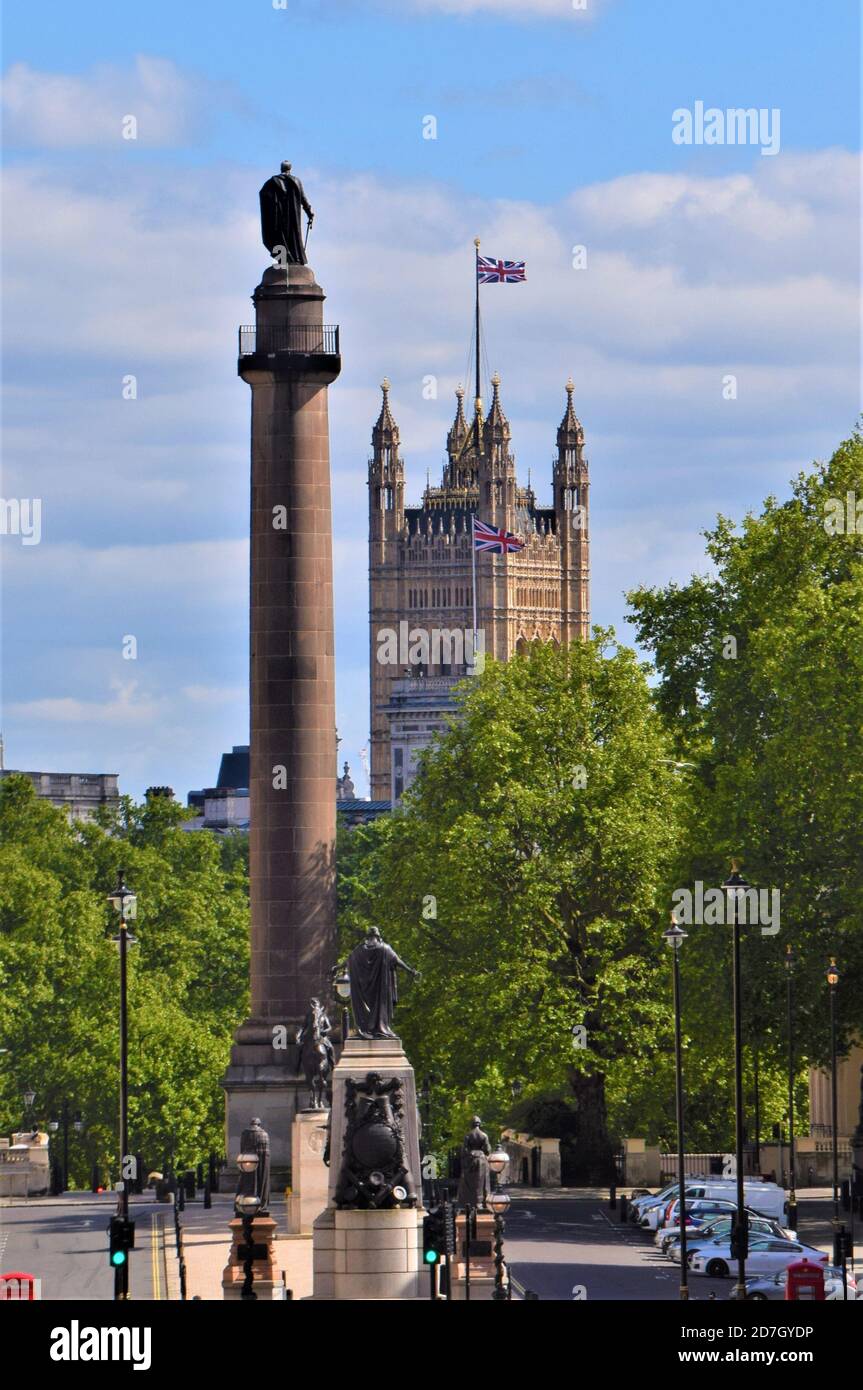 London waterloo place statue edward hires stock photography and images