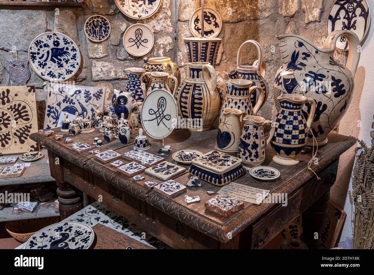 Ancient pottery workshop in Viterbo Stock Photo - Alamy