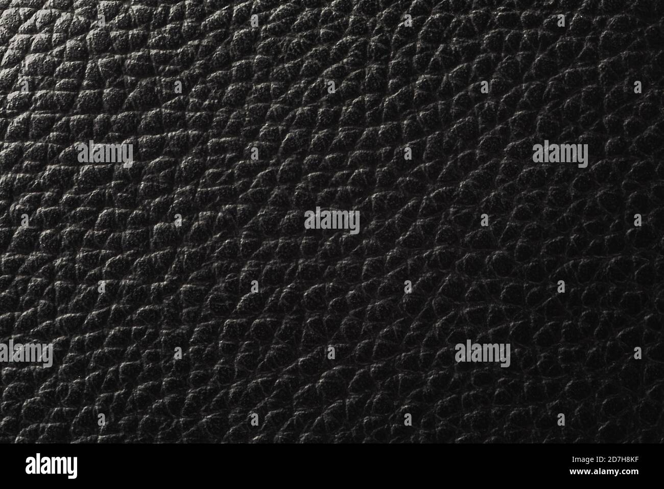 Black leather texture background, leather pattern image Stock Photo