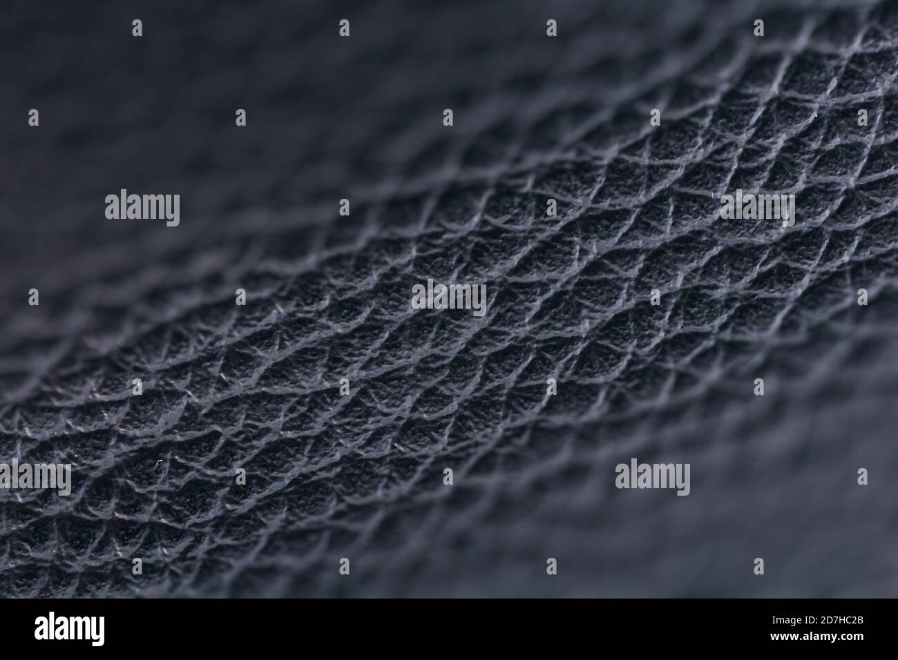 Black leather texture background, leather pattern image Stock Photo