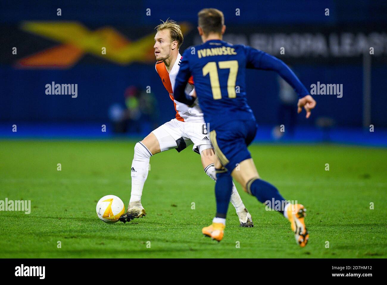 ZAGREB, CROATIA - JULY 13, 2019: Croatian league Supercup, GNK Dinamo vs. HNK  Rijeka. In action Luka CAPAN (31) and Damian KADZIOR (92 Stock Photo - Alamy