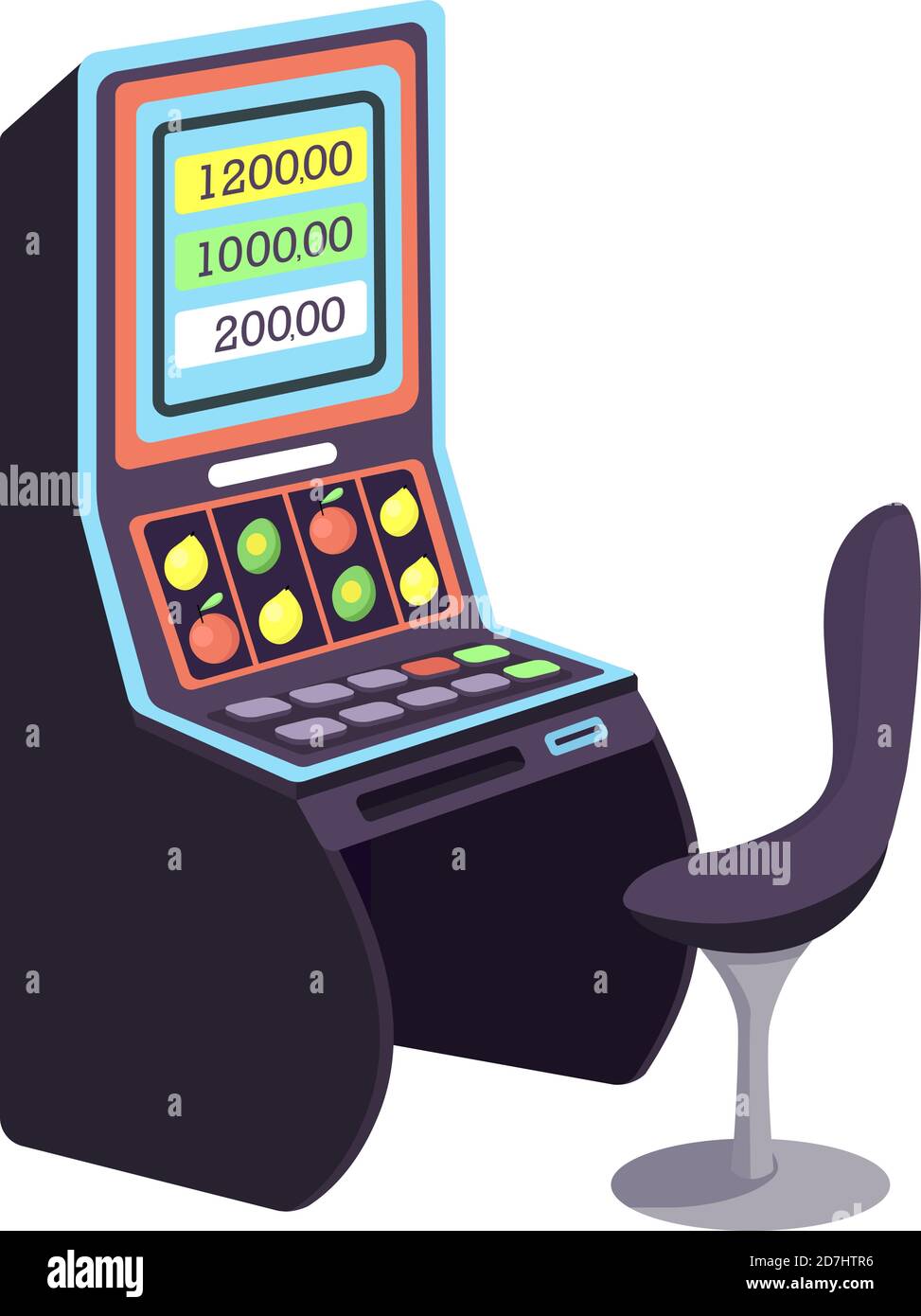 Casino cartoon vector illustration Stock Vector