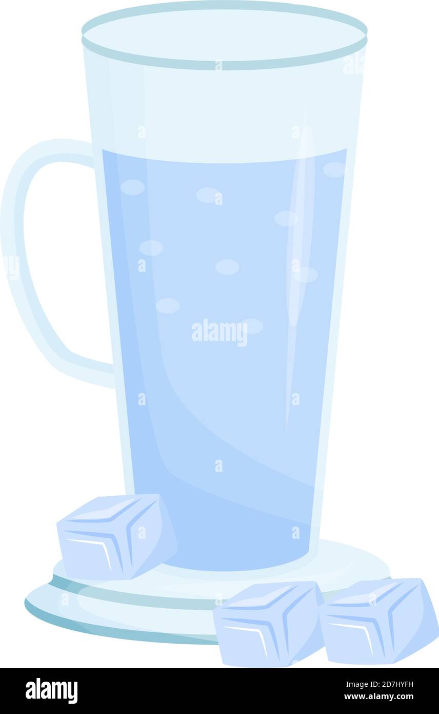 Tall glass ice Stock Vector Images - Alamy