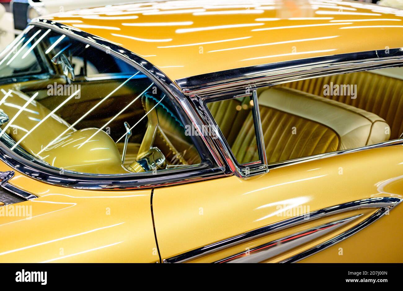 salzburg, austria, 17 oct 2020, classic expo, exhibition for vintage cars, motorbikes and vehicles, oldsmobile squire 88, eighty eight Stock Photo