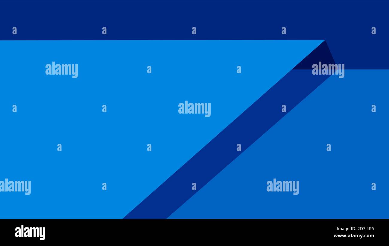 vector illustration of an abstract blue geometric background Stock ...