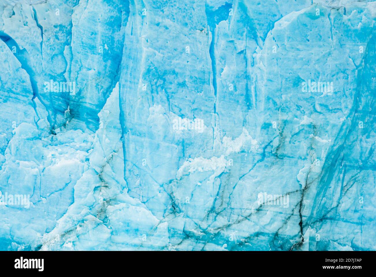 The calving face of the Perito Moreno Glacier in Parque Nacional Los Glaciares in Patagonia, Argentina Stock Photo