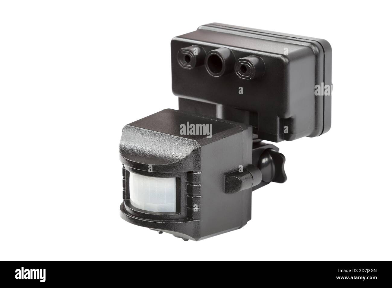 Motion sensor isolated on white background Stock Photo - Alamy