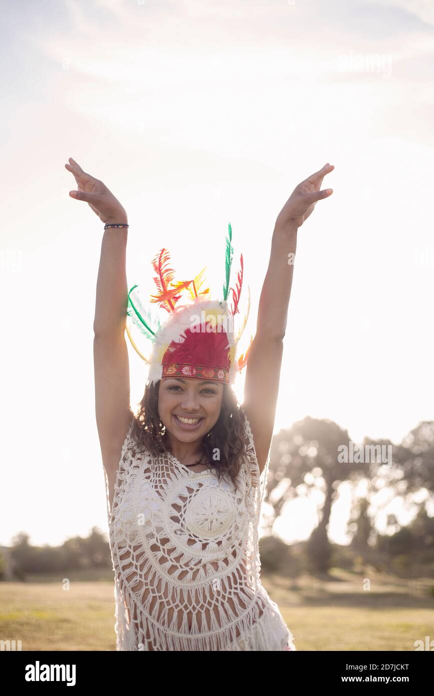 Native american woman beautiful hi-res stock photography and images - Alamy