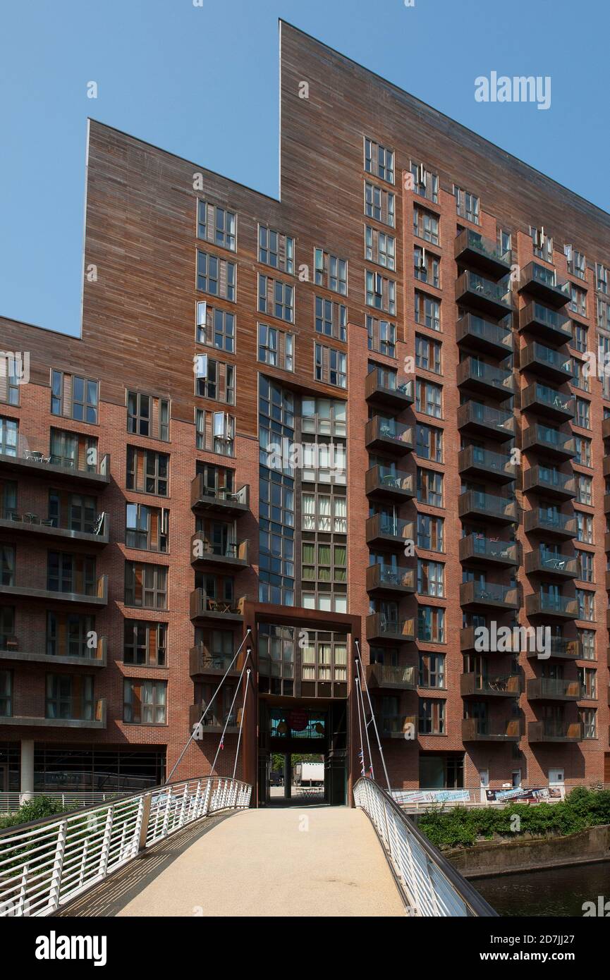 Apartments at the Granary Wharf development in Leeds, West Yorkshire