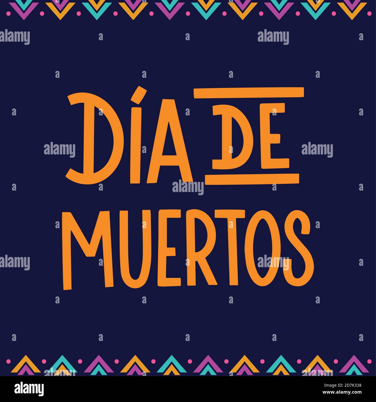Dia de los muertos poster. Day of the Dead - Vector Stock Vector Image ...