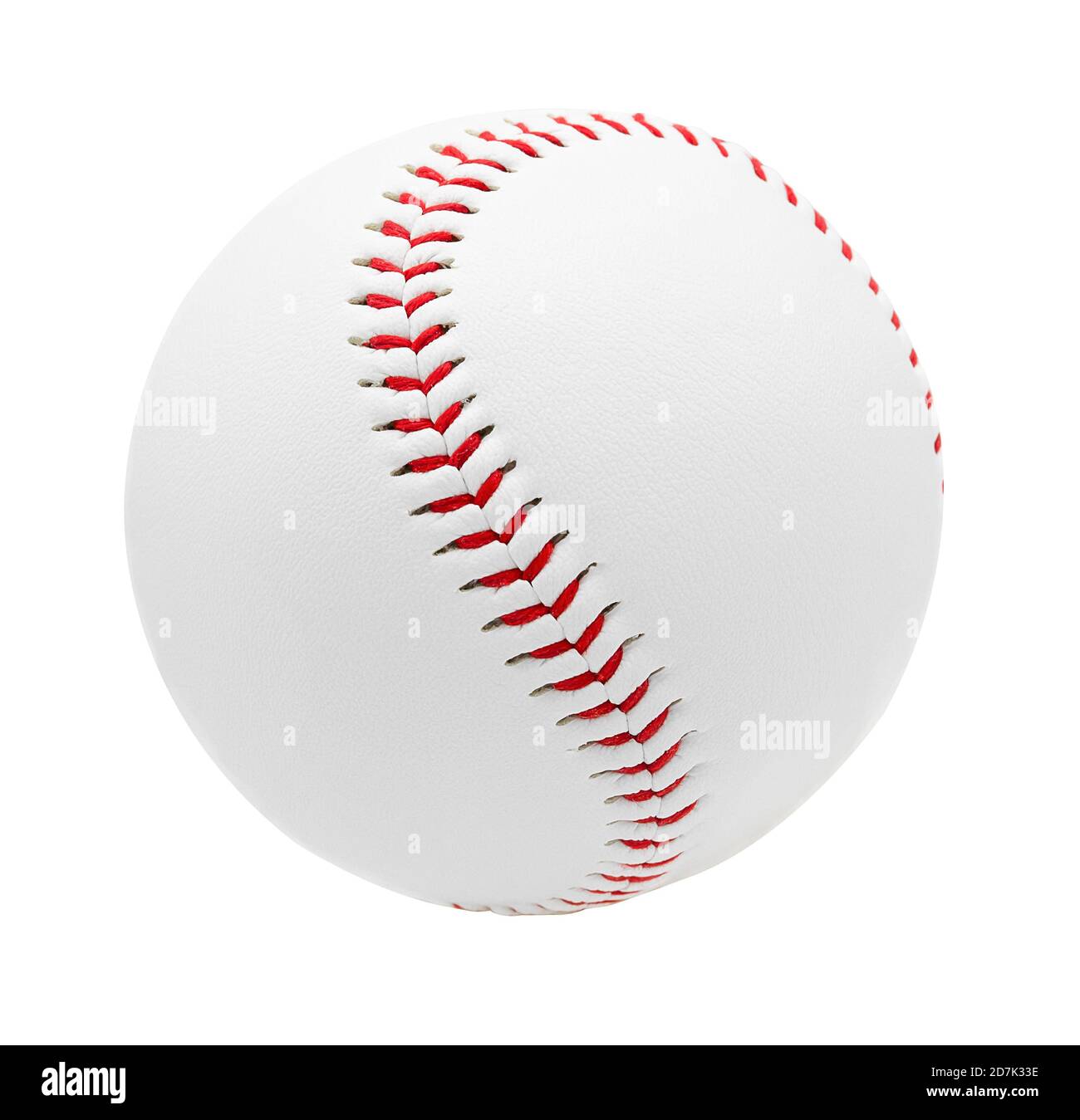 Baseball isolated on white background with clipping path Stock Photo