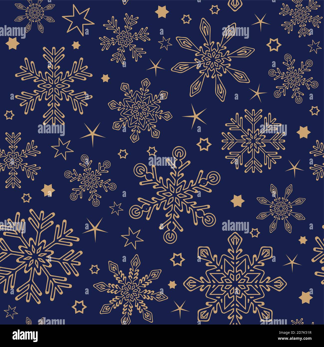 seamless pattern snowflake background vector illustration EPS10 Stock Vector