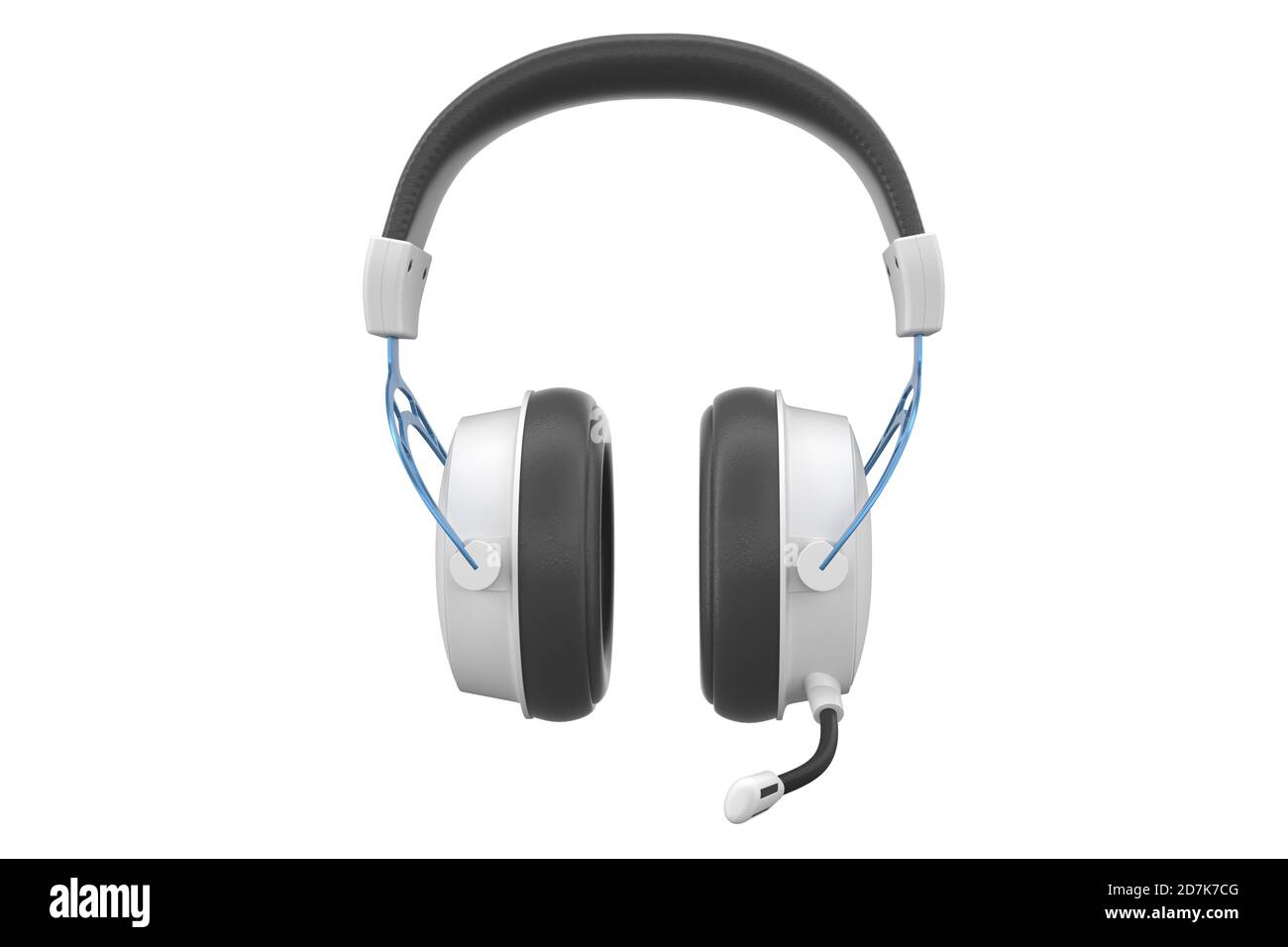 3D rendering of gaming headphones with microphone for cloud gaming and streaming Stock Photo