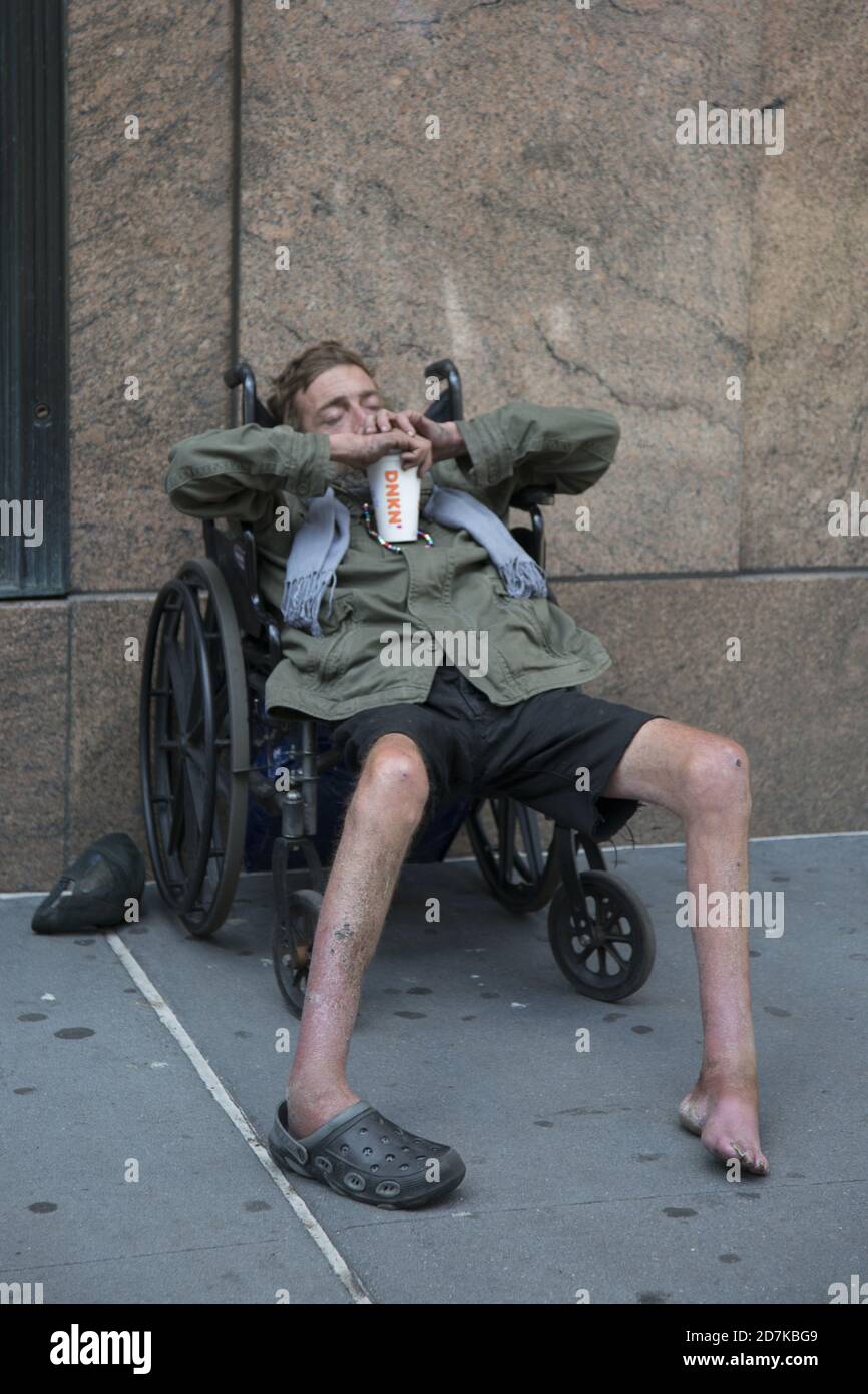Disabled homeless man hires stock photography and images Alamy