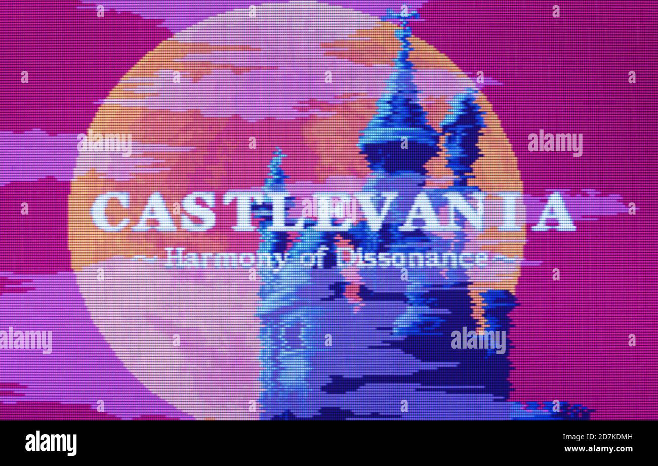 Castlevania Harmony of Dissonance Nintendo Game Boy Advance Videogame Editorial use only