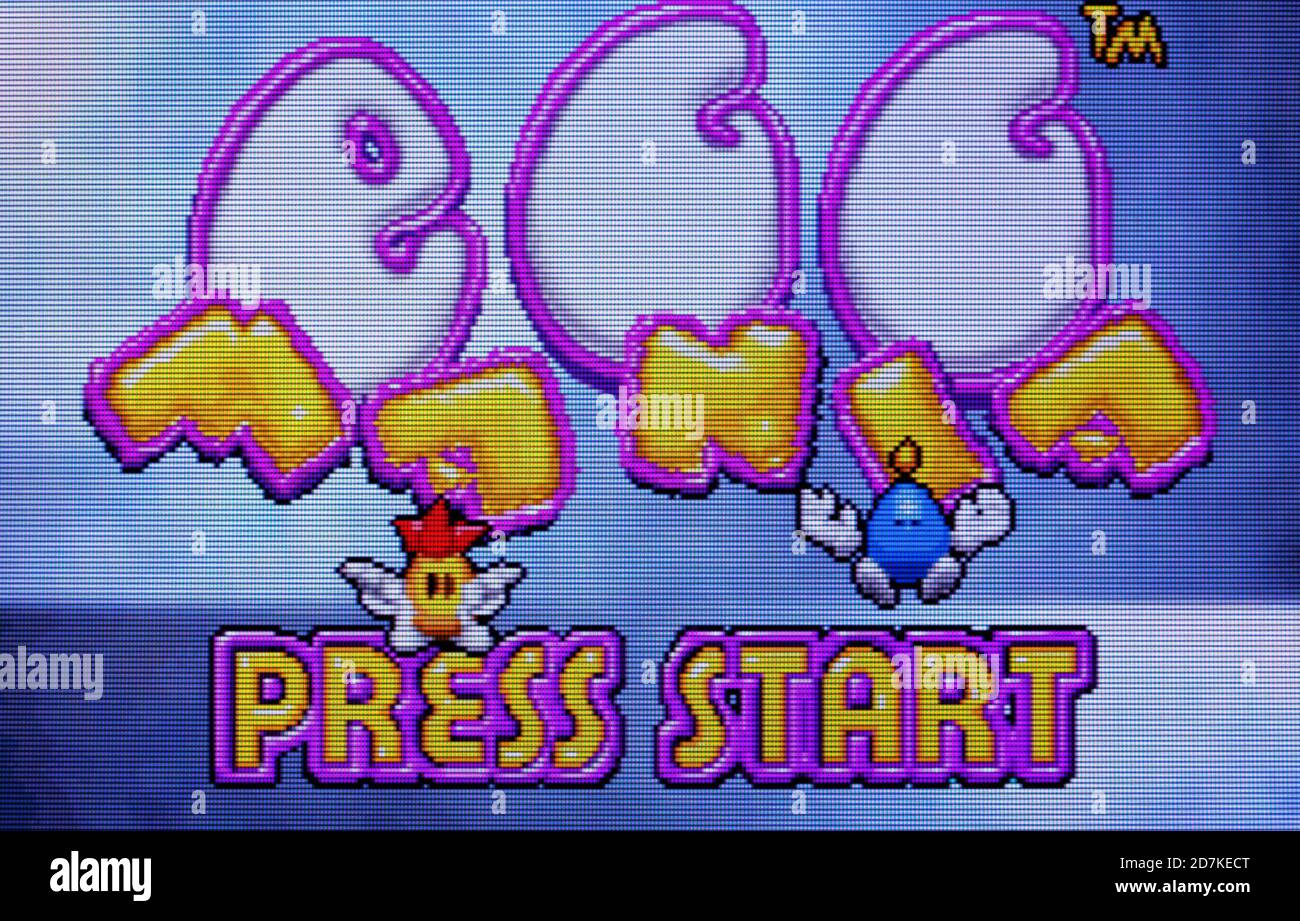 Egg Mania Nintendo Game Boy Advance Videogame Editorial use only Stock Photo Alamy