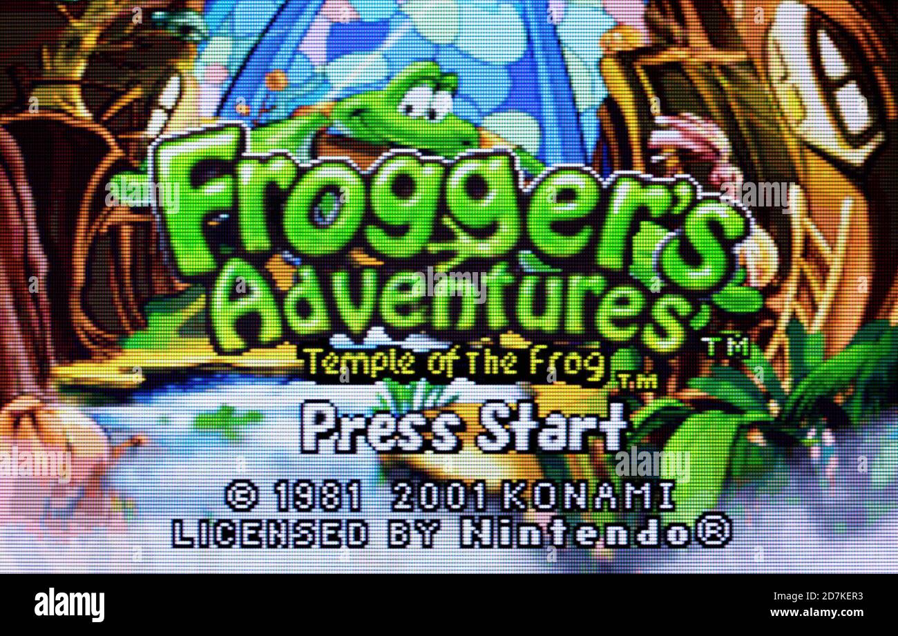 Frogger Adventures - Temple of the Frog - Nintendo Game Boy Advance  Videogame - Editorial use only Stock Photo - Alamy