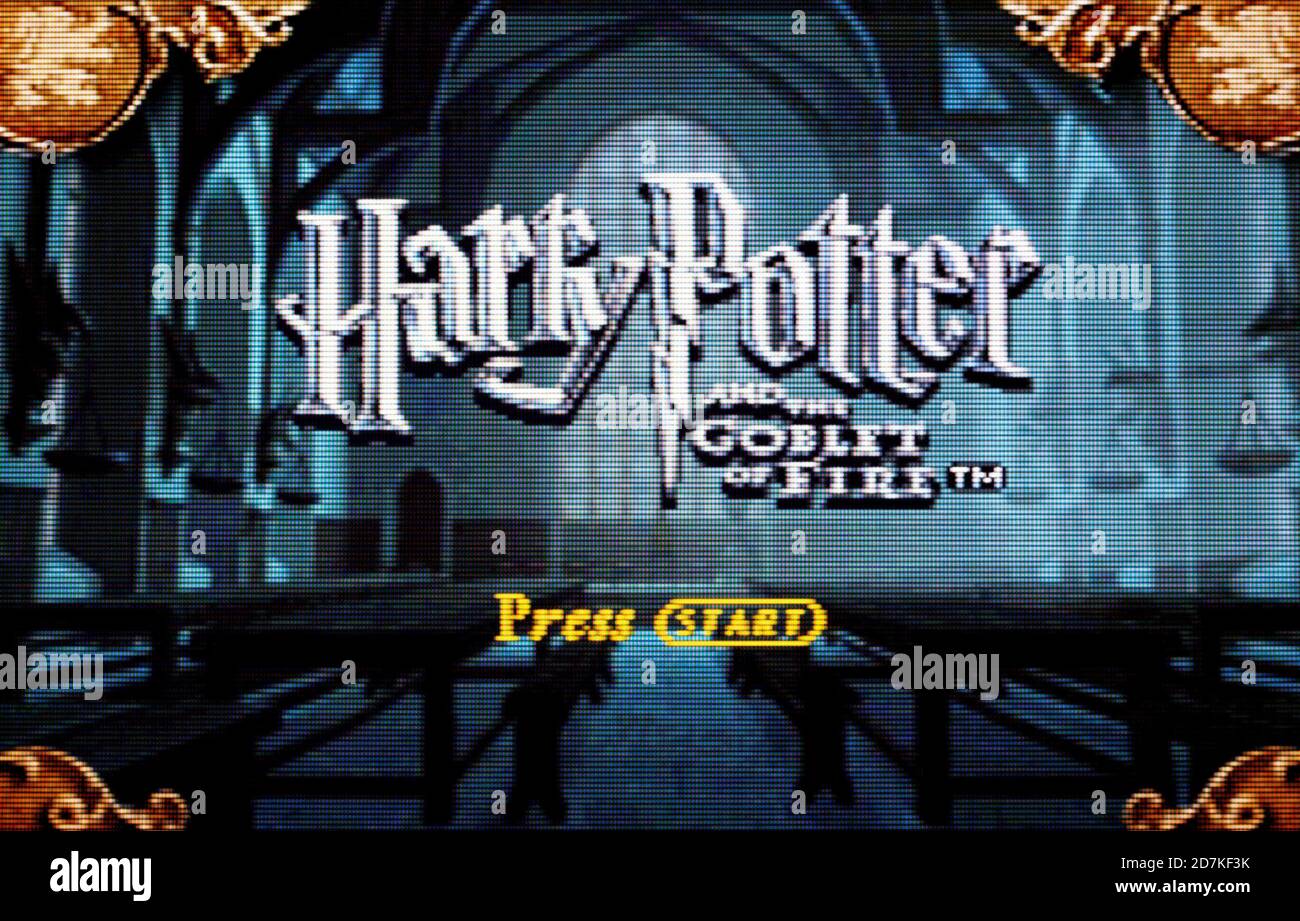 Harry Potter and the Goblet of Fire Nintendo Game Boy Advance Videogame Editorial use only Stock Photo Alamy