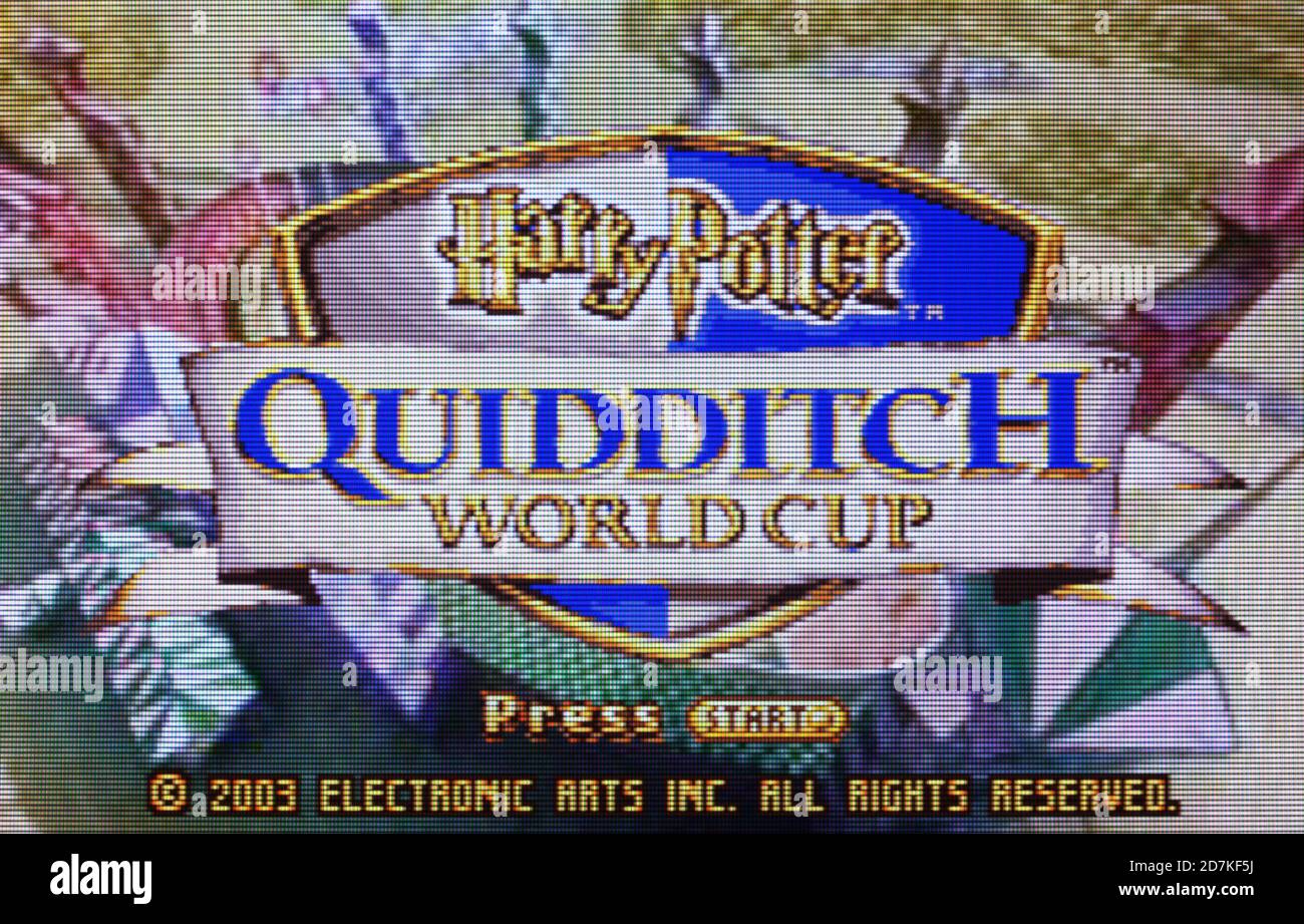 Harry Potter Quidditch World Cup Nintendo Game Boy Advance Videogame