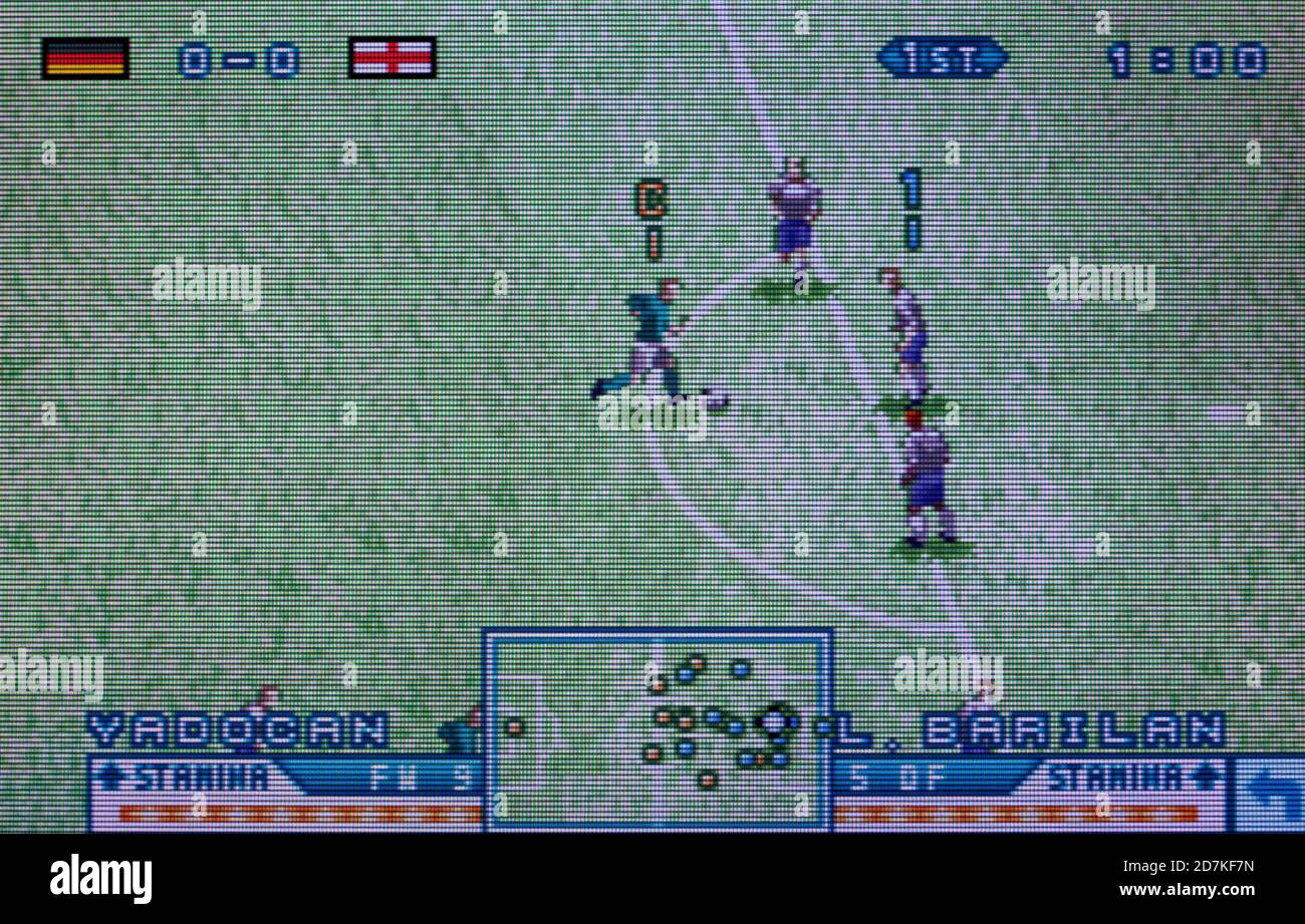 International Superstar Soccer Advance - Nintendo Game Boy Advance  Videogame - Editorial use only Stock Photo - Alamy