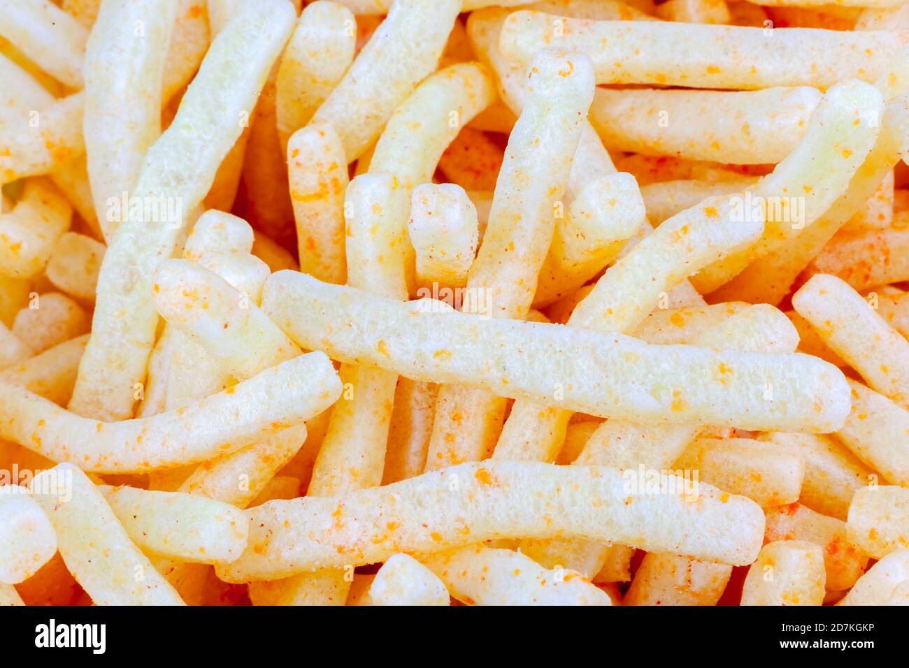 Potato chips close-up Stock Photo