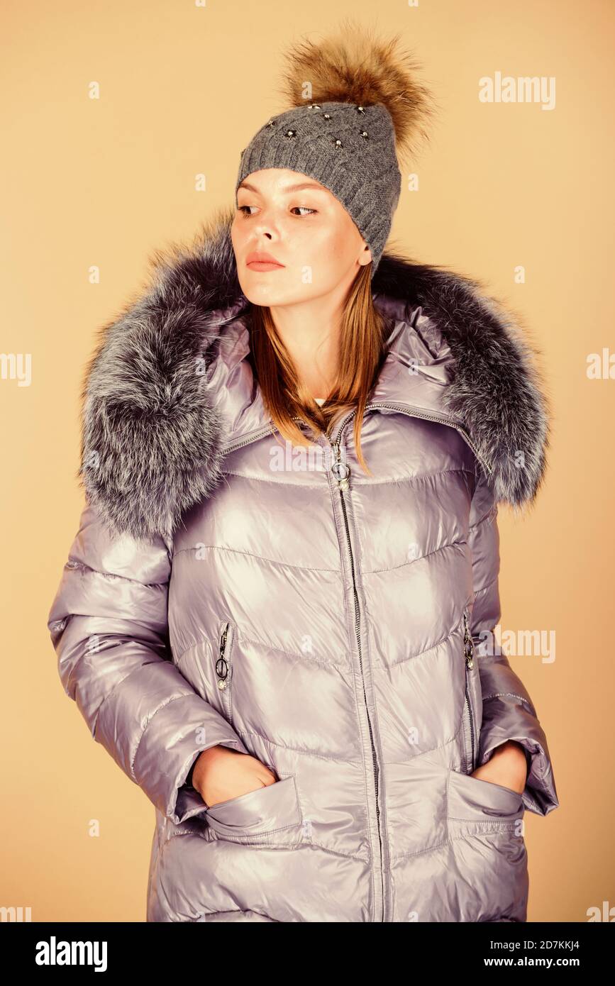 Designed for your comfort. Fashion girl winter clothes. Fashion