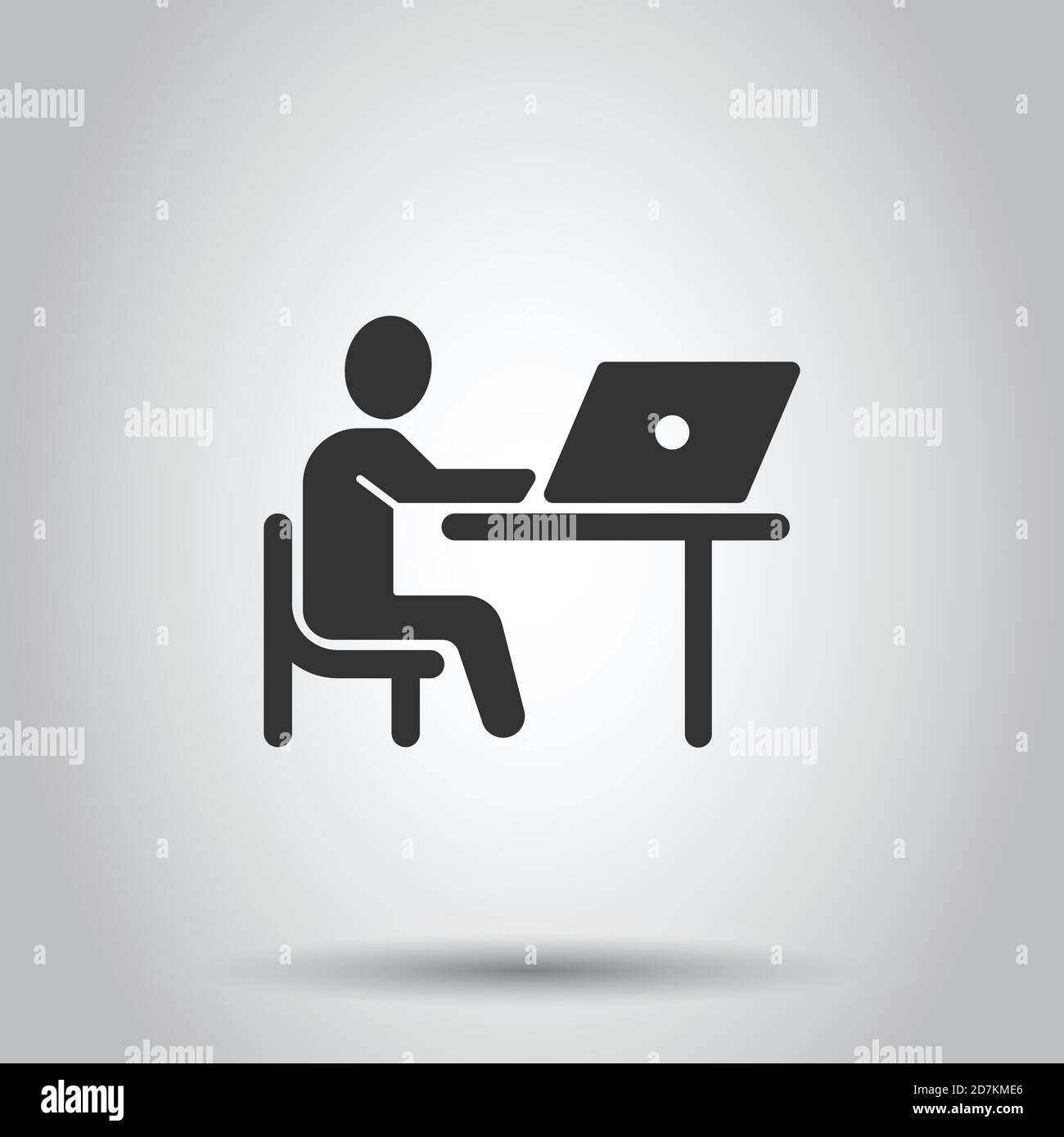 Business Computer User Icon